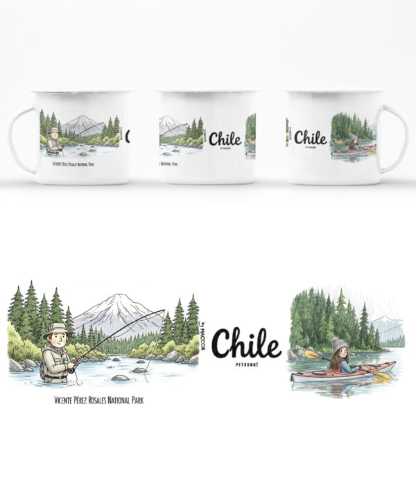 Taza Pesca2D Tazón Enlozado Pesca/Kayak