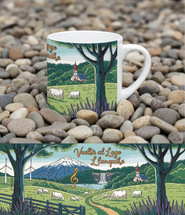 Taza cafe A2 Taza Vuelta al Lago Llanquihue