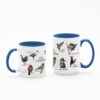 TazaA 11 15 Oz Celeste Taza Aves