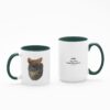 TazaP 11 15 Oz Verde Taza Pudú