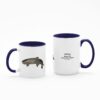 TazaT 11 15 Oz Azul Taza Trucha