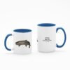 TazaT 11 15 Oz Celeste Taza Trucha