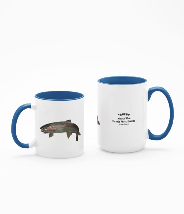 TazaT 11 15 Oz Celeste Taza Trucha