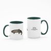 TazaT 11 15 Oz Verde Taza Trucha